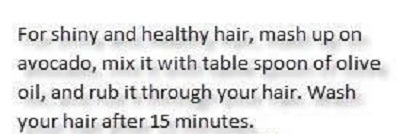 For Shiny Hairs